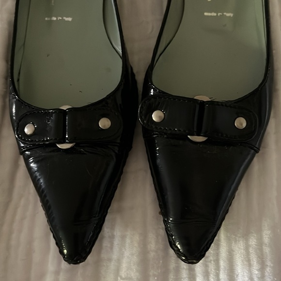 Sigerson Morrison Black Patent Flats • Size 8 - Picture 6 of 8